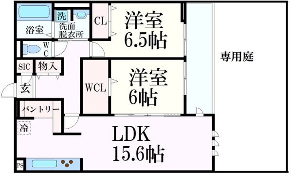 夙川駅 徒歩8分 1階の物件間取画像